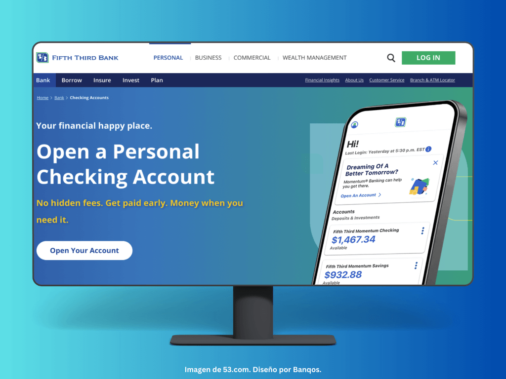 Fifth Third Bank en Español y Servicio al Cliente | Banqos.com