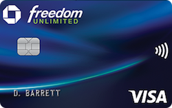 Chase Freedom Unlimited es una de las mejores tarjetas sin anualidad.