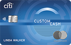 Citi Custom Cash Card. 