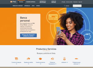 Página de PNC Bank en español