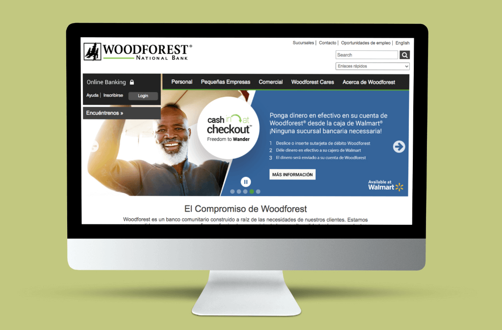 Woodforest Bank en español y servicio al cliente.